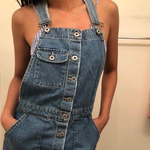 Denim Overall Dress